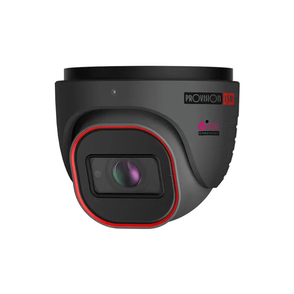 PROVISION DI-380IPEN-MVF-G-V5 turret IP kamera 8MPx, motorzoom, 40m IR, Eye-Sight, sivá