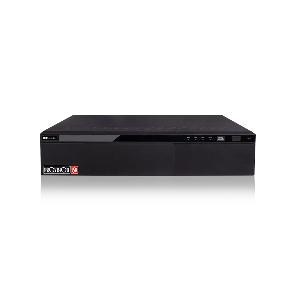 PROVISION NVR12-32800RFAN Sieťový NVR záznam, 32 IP kamier, AI analýzy DDA, rozpoznanie tváre, 8x HDD (bez HDD), RAID