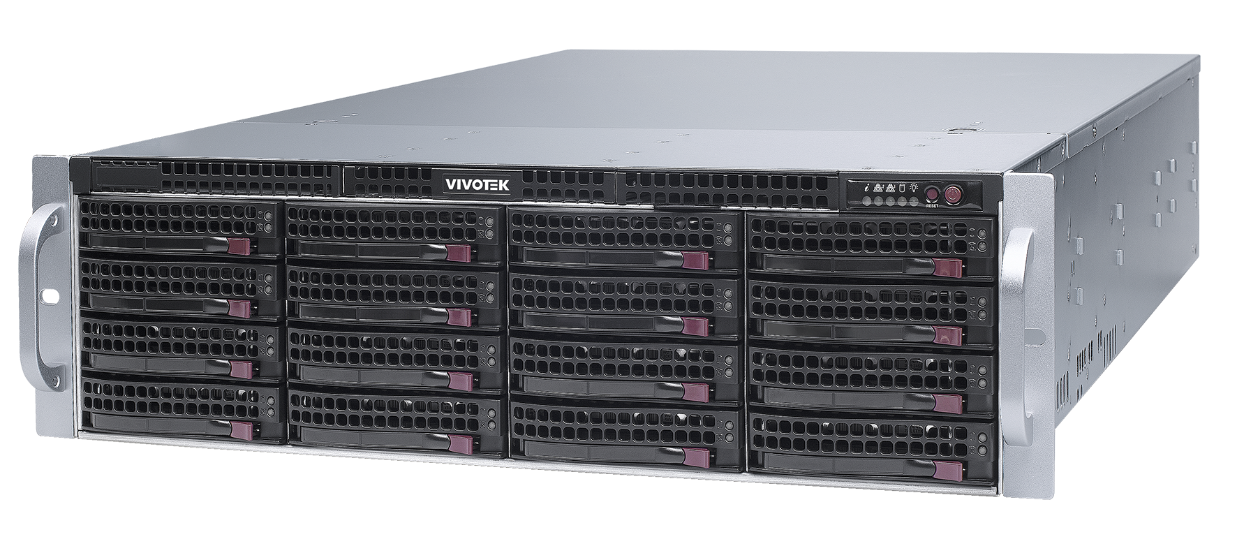 VIVOTEK NR9682-V3 NVR, 64 kanálov (rozšíriteľné až na 192), 16x HDD, nahrávanie až 512 Mbps