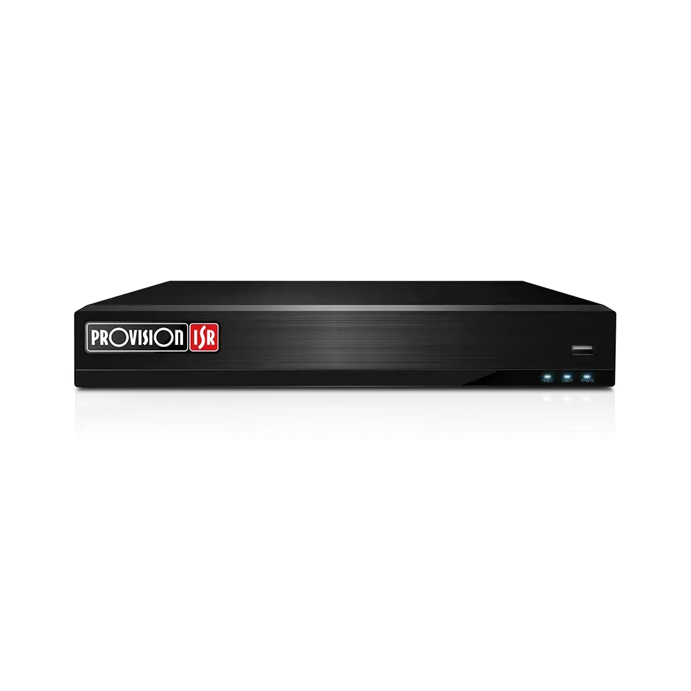 PROVISION NVR12-8200FAN Sieťový NVR záznam, 8 IP kamier, 12 Mpix, rozpoznanie tváre, 1x HDD (bez HDD)