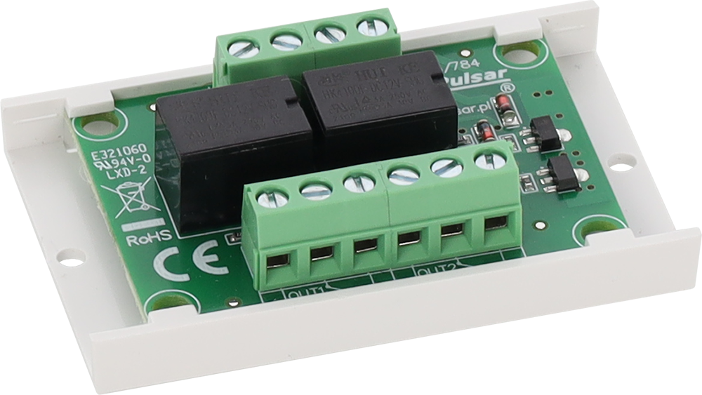 PULSAR AWZ-639 2 relé 10-30V pre signalizaci technických výstupů zdrojů