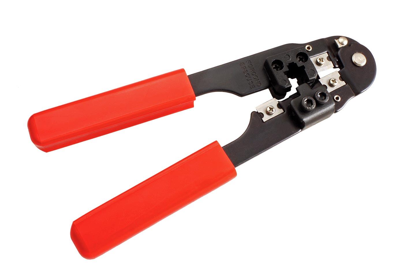 VALUE NÁŘADÍ-KLEŠTĚ-KRIMPOVACÍ-RJ45 Krimpovací kleště na modulární konektory RJ s 8 pozicemi (RJ45)