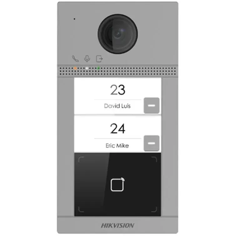 Hikvision DS-KV8213-WME1 IP dverný interkom, 2 tlačidlá, 2MPx kamera, wifi, čítačka