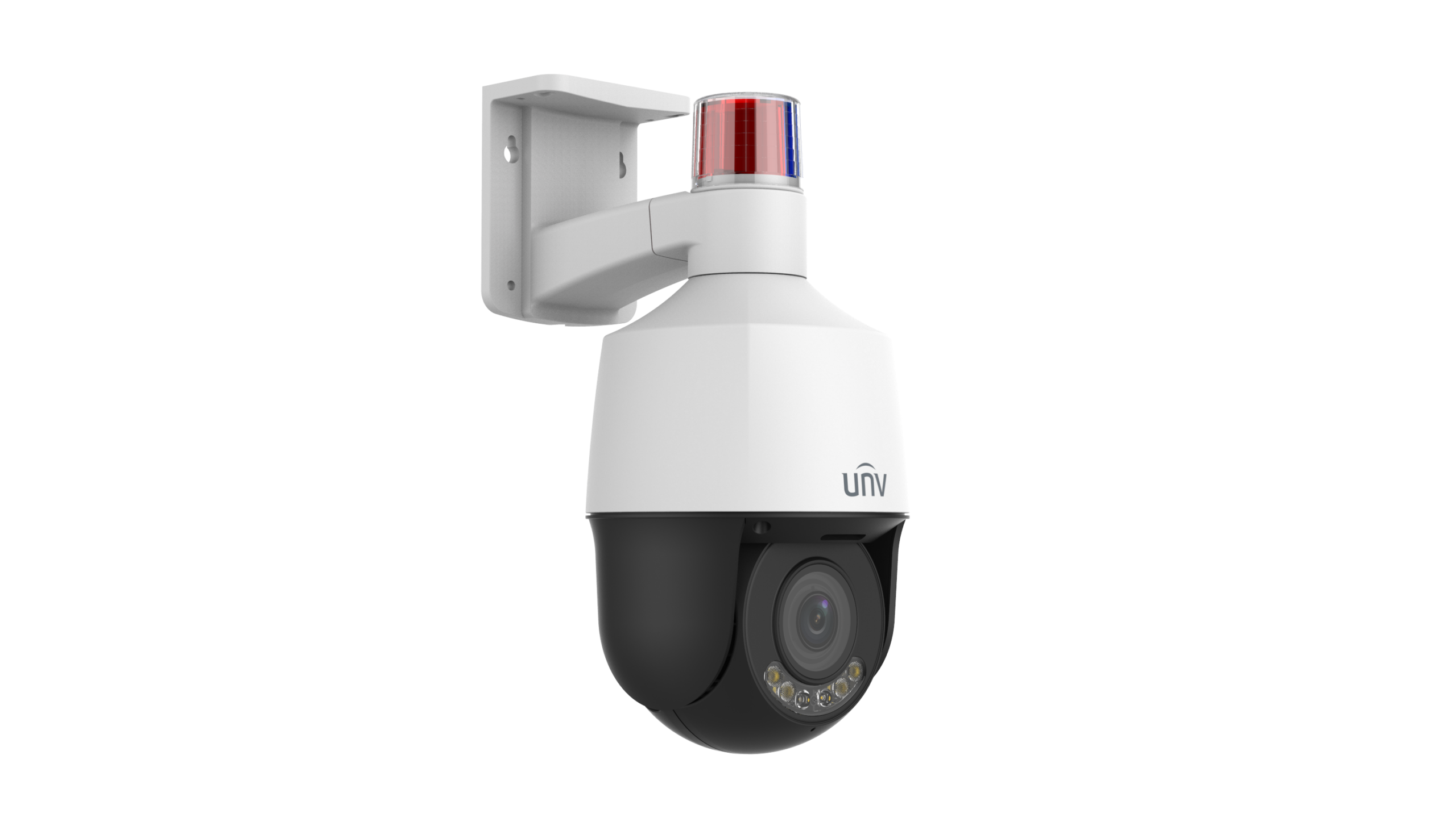 Uniview IPC6314LWH-AX5C-VG2 Vonkajšia PTZ IP kamera 4MPx, 113,69-50,29°, Biely prísvit 40m, analýzy človek vozidlo, zónové analýzy