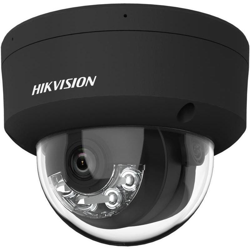 Hikvision DS-2CD2187G2H-LISU/EF/B IP kamera dome 8MPx, fix. obj. 2,8 mm, IR/biely 30m, WDR 130dB, ColorVu, AcuSense, čierna