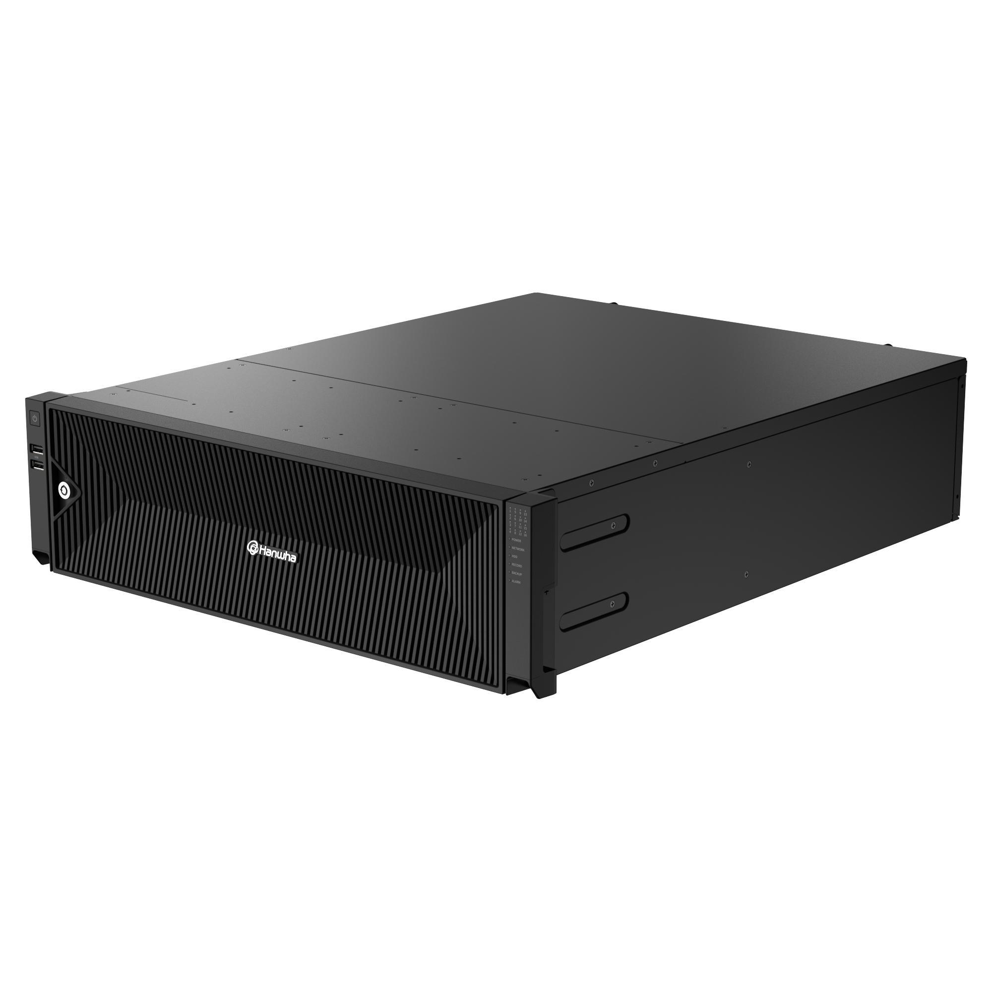 Hanwha XRN-6420DB4 Výkonný sieťový NVR záznam, 64 kamier (až 32 Mpix), 16x HDD, RAID 5/6, redundatní napájací zdroj