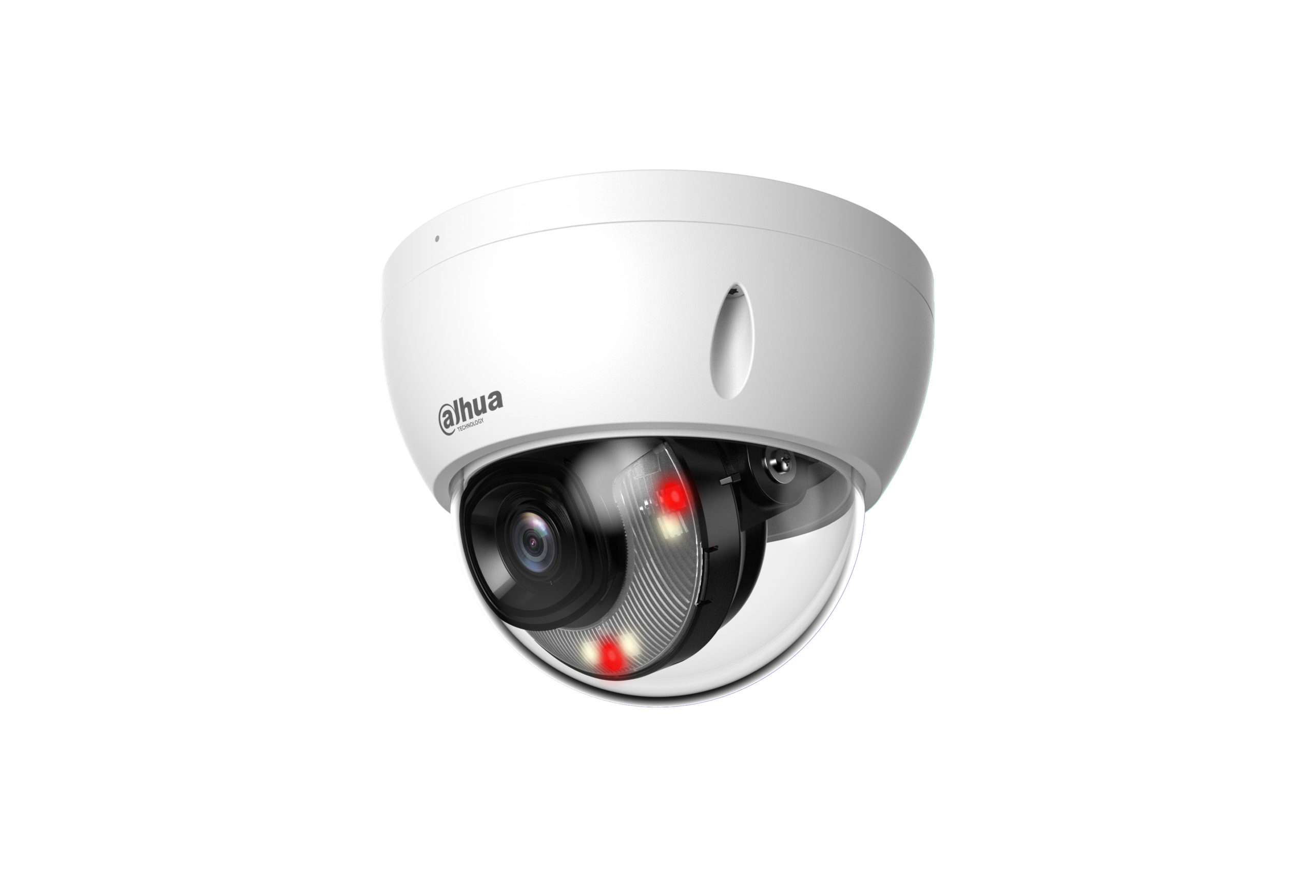 Dahua IPC-HDBW2249E-S-IL-0280B Vonkajšia IP kamera 2MPx dome, 105°, IR+teplé svetlo 30 m, človek/vozidlo, AI analýzy, SMD+, IP67, IK10