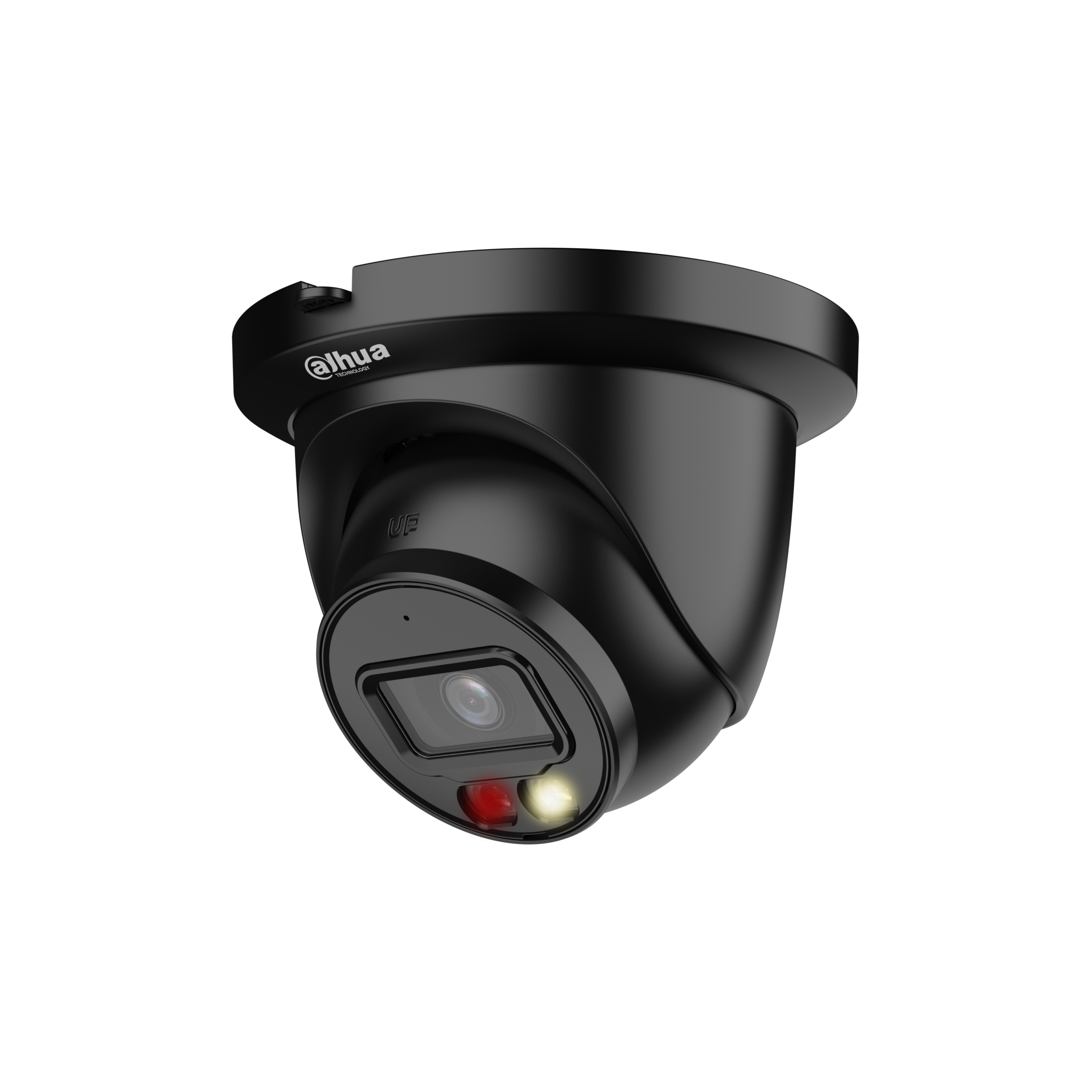 Dahua IPC-HDW2449TM-S-IL-0280B-BLACK Vonkajšia IP kamera 4MPx turret, 95°, IR 30 m + biely 20 m, človek/vozidlo, AI VCA analýzy, čierna, IP67 ochrana