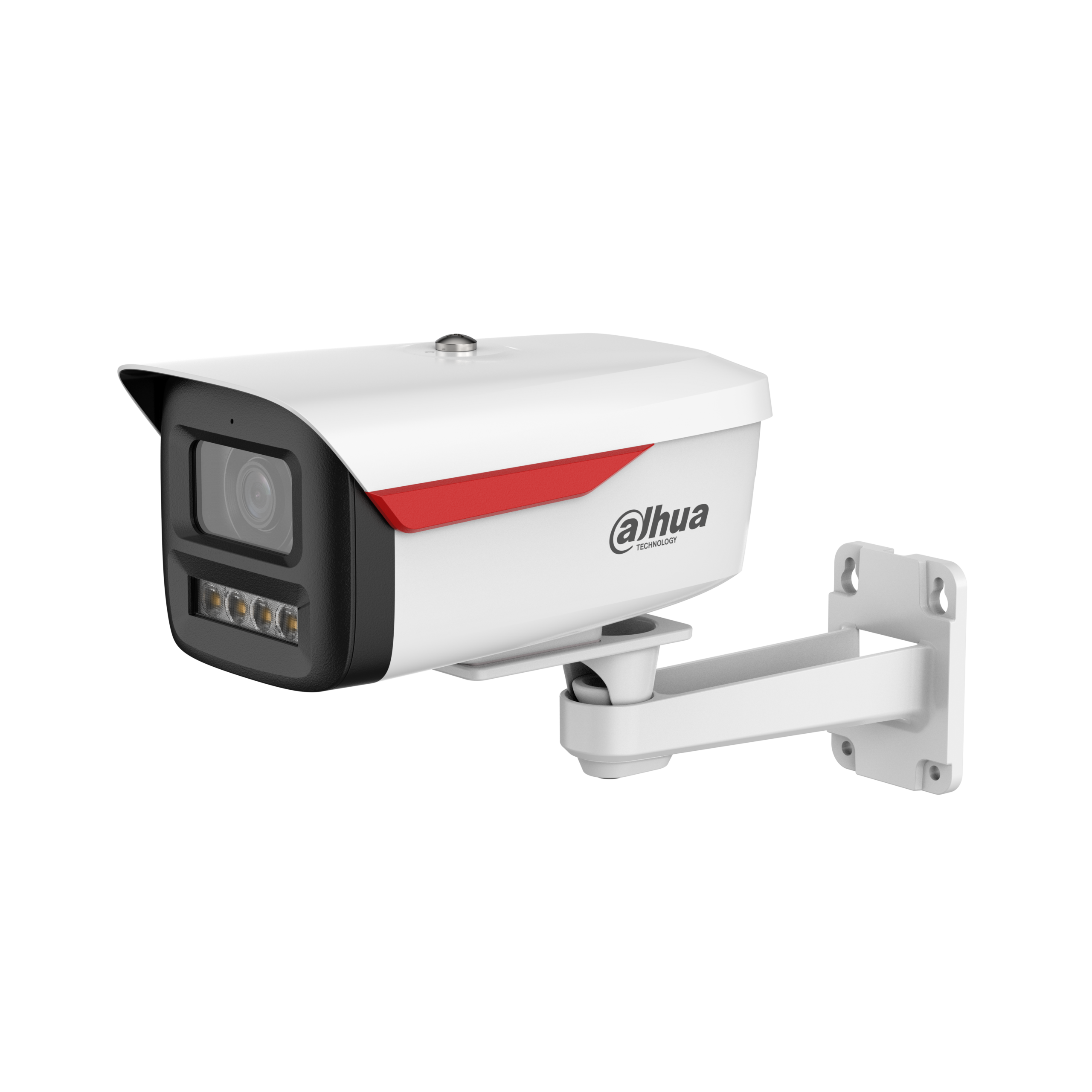 Dahua IPC-HFW2449M-S-LED-0360B-B-PRO Vonkajšia IP kamera 4MPx bullet, 94°, Smart H.265+, biely LED 30 m, človek/vozidlo, AI analýzy, IP67 ochrana