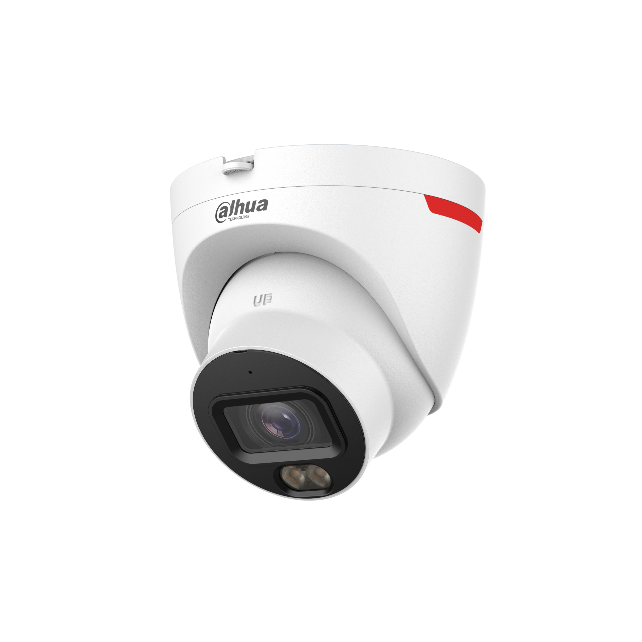 Dahua IPC-UDW3459T-S-LED-0280B-PRO Vonkajšia IP kamera 4MPx turret, 112°, Smart WDR, biely LED 30 m, človek/vozidlo, AI VCA analýzy