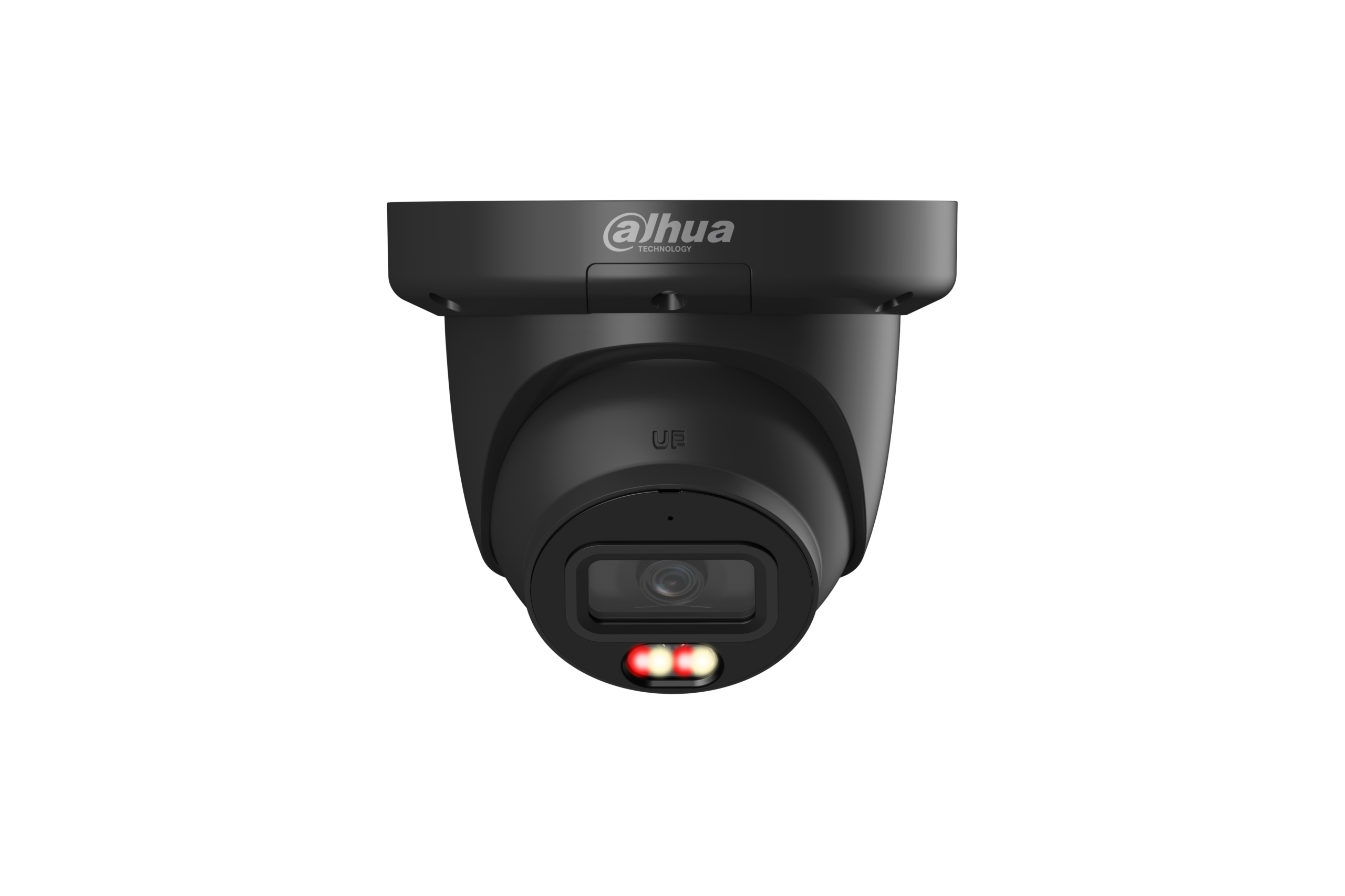 Dahua IPC-HDW3849QM-S-IL-0280B-BLACK Vonkajšia IP kamera 8MPx turret, 110°, Smart IR 30 m + biely 30 m, človek/vozidlo, AI analýzy VCA