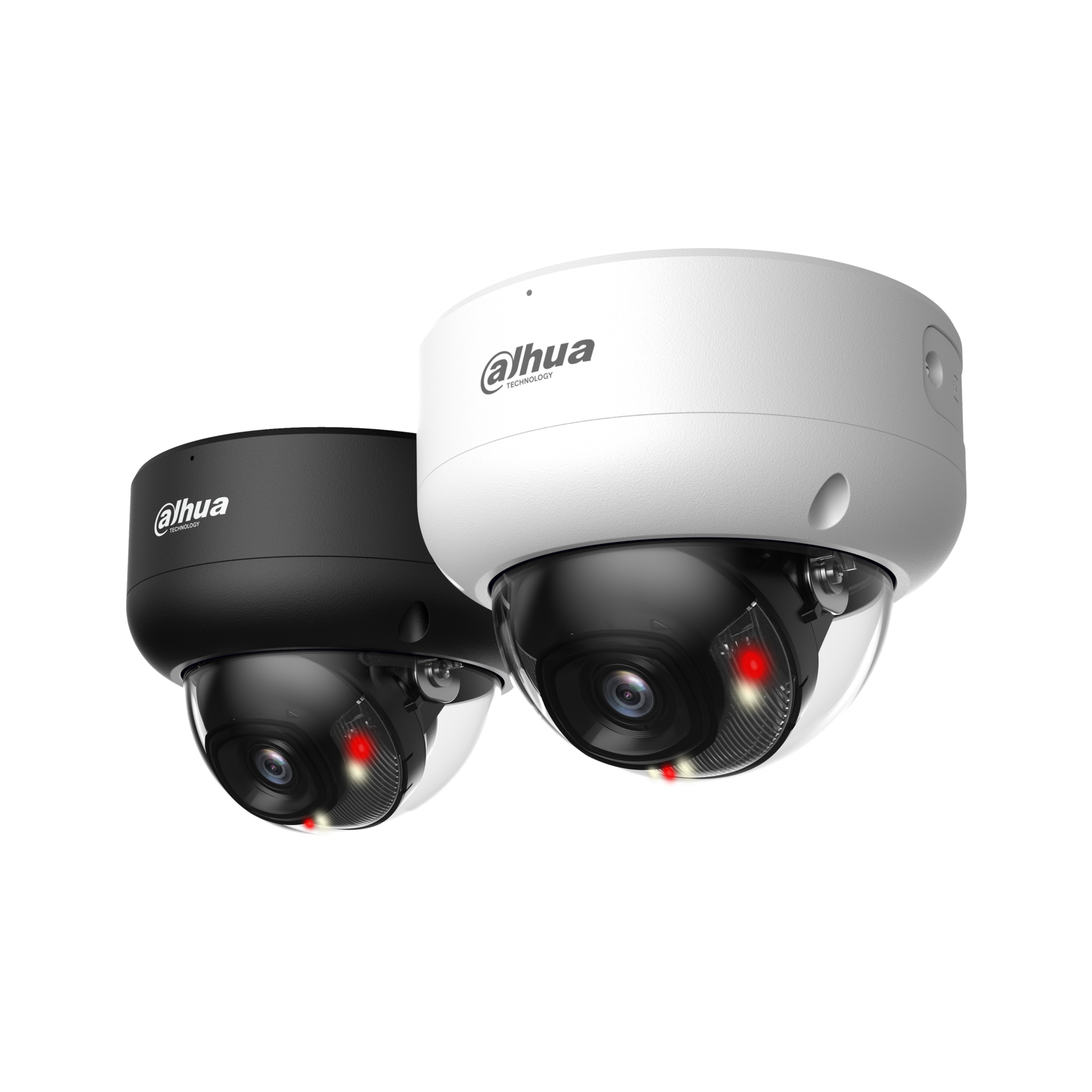 Dahua IPC-HDBW3449F-AS-IL-0360B-BLAC IP kamera dome 4 Mpx, fixný 3,6mm, IR/biely 30m, IP67, tmavá
