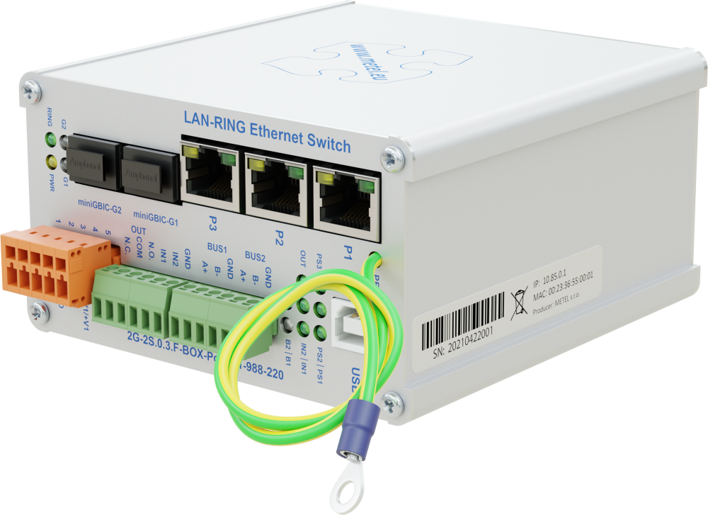 METEL 2G-2S.0.3.F-BOX-PoE-PP