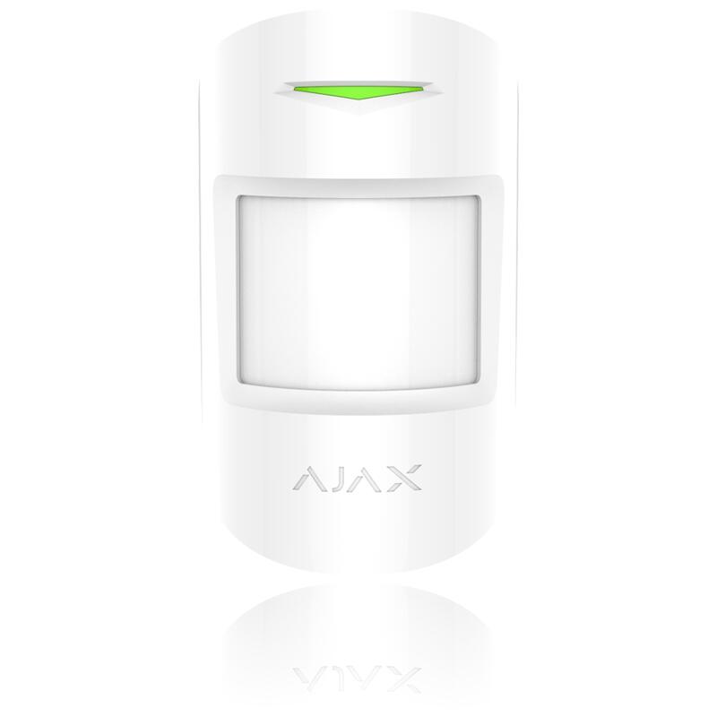 Ajax Duální Infrapasivní + MW rádiový detektor pohybu, biely
