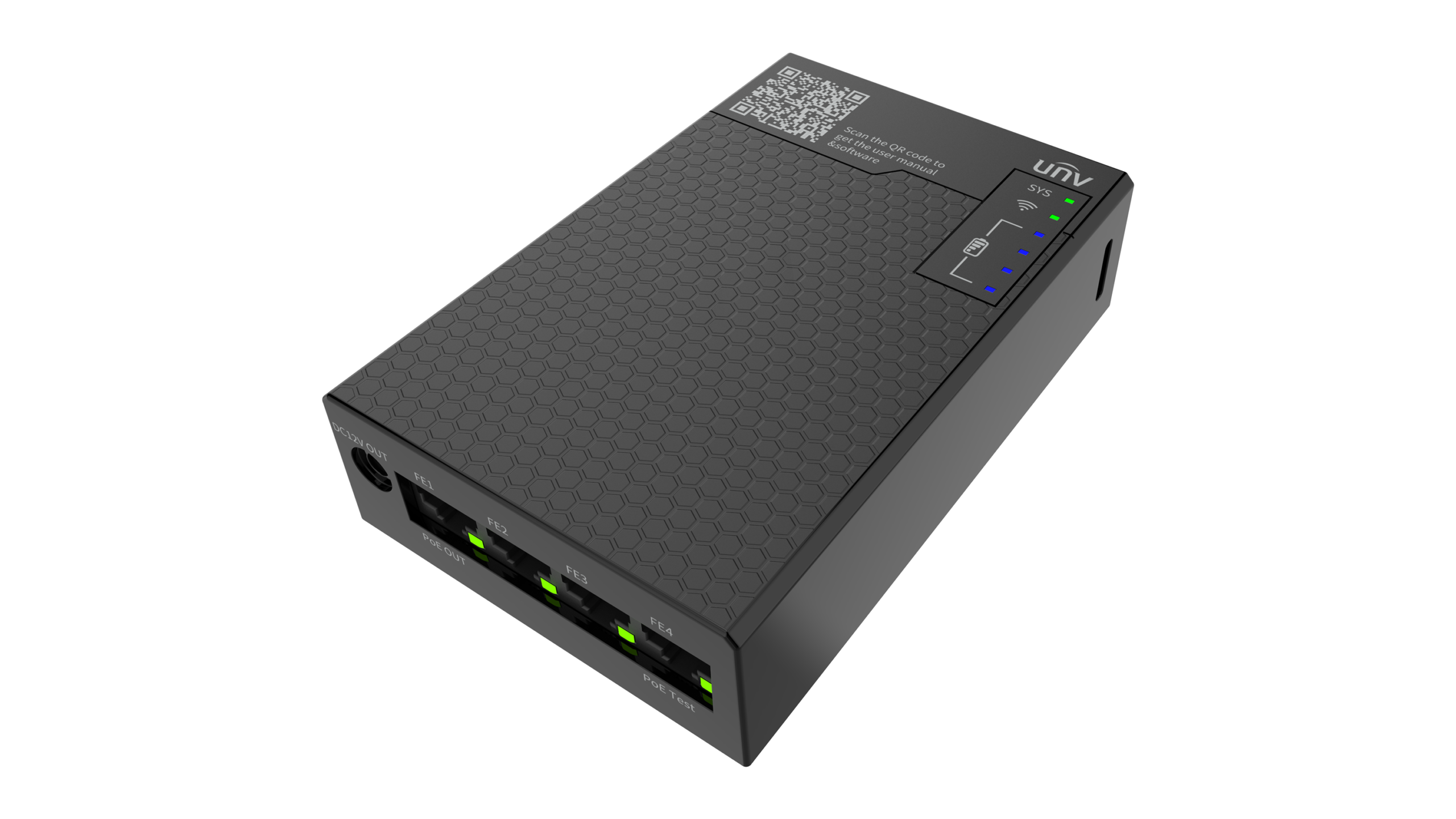 GCB01-B7 Uniview box pre pomoc so správou a inštaláciou - poskytne napájanie a dátový prístup ku kamere pre nastavenie obrazu na mobilnom telefóne