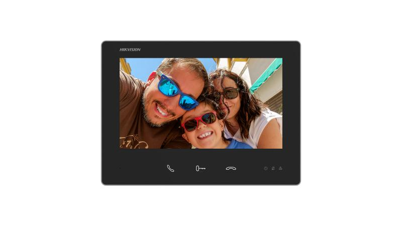 Hikvision DS-KH7300EY-WTE2 - vnútorná jednotka (Wifi, čierna)
