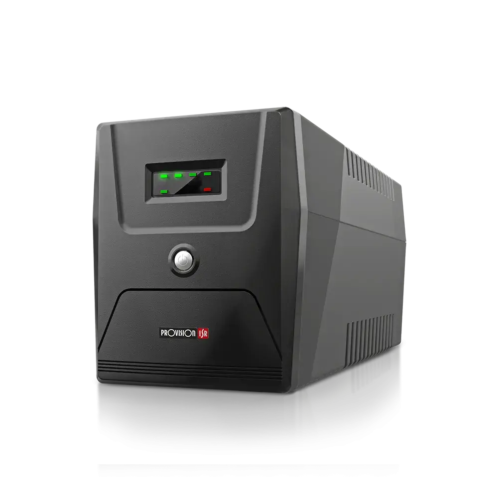PROVISION UPS-2000LI Zálohovací UPS zdroj, Line Interactive, výkon 2000VA/1200W, 2x9Ah, simulovaný sinus, LED